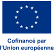 Logo du drapeau européen avec la mention Cofinancé par l'Union européenne